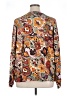 Gilli Brown Long Sleeve Blouse Size XL - photo 2