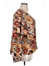 Gilli Brown Long Sleeve Blouse Size XL - photo 4