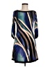 Papillon Print Blue Cocktail Dress Size M - photo 1