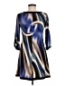 Papillon Print Blue Cocktail Dress Size M - photo 2