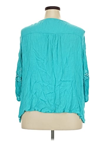 Catherines 3/4 Sleeve Blouse (view 2)