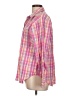 White Stag Plaid Pink Long Sleeve Button-Down Shirt Size L - photo 5