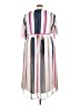 Lane Bryant 100% Polyester Stripes Ivory Casual Dress Size 22 - photo 2
