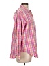 White Stag Plaid Pink Long Sleeve Button-Down Shirt Size L - photo 4