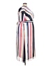 Lane Bryant 100% Polyester Stripes Ivory Casual Dress Size 22 - photo 4