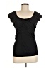 Deletta Black Short Sleeve Top Size M - photo 1