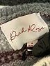 Pink Rose Print Gray Pullover Sweater Size S - photo 7