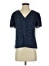 Rebecca Taylor Stars Blue Short Sleeve Blouse Size 4 - photo 1