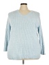 Croft & Barrow Blue Pullover Sweater Size 3X - photo 1