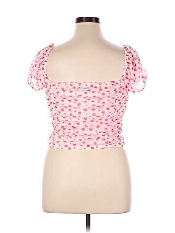 Bar III Short Sleeve Top (view 2)