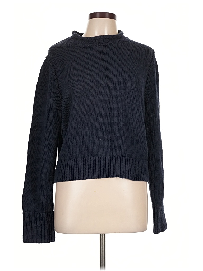 Pre-owned Jcrew Turtleneck Sweater In Blue
