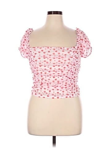 Bar III Short Sleeve Top (view 1)