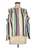 Ariella 100% Polyester Stripes White 3/4 Sleeve Blouse Size M - photo 1