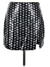 Altar'd State 100% Polyester Houndstooth Silver Casual Skirt Size M - photo 1