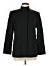 Max Mara 100% Wool Black Gray Wool Coat Size 12 - photo 1