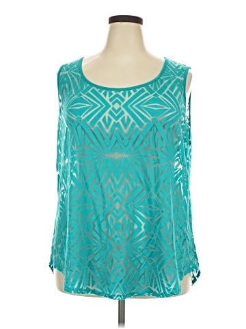 Worthington Sleeveless Blouse (view 1)