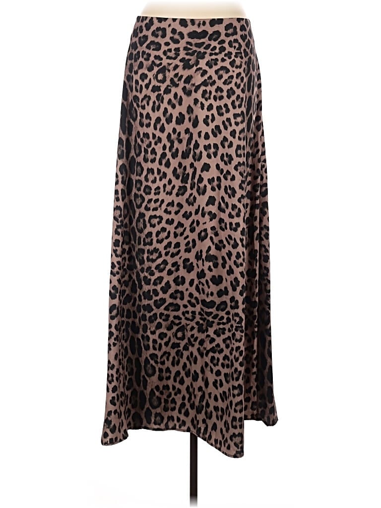 Miss Sparkling Casual Skirt In Brown