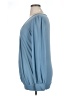 Timeson Blue Long Sleeve Blouse Size XL - photo 5
