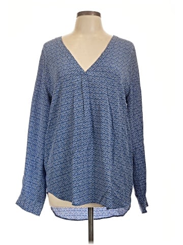 Joie Long Sleeve Silk Top (view 1)