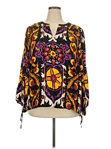 Haute Hippie 3/4 Sleeve Blouse (view 1)