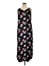 Componix 100% Polyester Floral Black Casual Dress Size 14 - photo 1