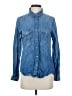 Hinge Blue Long Sleeve Button-Down Shirt Size S - photo 1