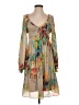 Sunny Leigh Print Tan Casual Dress Size S - photo 1
