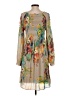 Sunny Leigh Print Tan Casual Dress Size S - photo 2