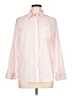 Old Navy 100% Cotton Stripes Pink Long Sleeve Button-Down Shirt Size L - photo 1