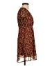 Esprit 100% Polyester Print Brown Casual Dress Size 0 - photo 4