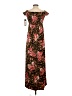 Bebe Floral Brown Casual Dress Size XS - photo 2