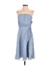 Ann Taylor 100% Silk Blue Cocktail Dress Size 8 - photo 1
