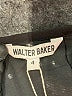 Walter Baker 100% Polyester Silver Formal Skirt Size 4 - photo 4