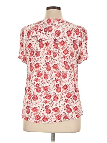 Skies Are Blue Short Sleeve Blouse (view 2)