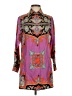 ETRO 100% Silk Paisley Purple 3/4 Sleeve Silk Top Size EU (IT) 40 / US 4 - photo 1