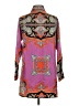 ETRO 100% Silk Paisley Purple 3/4 Sleeve Silk Top Size EU (IT) 40 / US 4 - photo 2