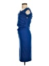 Escada Solid Blue Cocktail Dress Size EU 36 / US 6 - photo 5