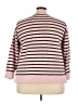 Jane and Delancey Stripes Pink Pullover Sweater Size 3X - photo 2