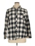 D&Co. 100% Cotton Checkered-gingham Black Long Sleeve Button-Down Shirt Size XL - photo 1