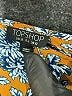 Topshop 100% Polyester Orange Sleeveless Blouse Size 6 - photo 7