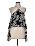 Aqua Black Sleeveless Blouse Size M - photo 1