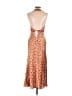 Topshop 100% Polyester Gold Cocktail Dress Size 6 - photo 2