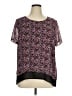 MICHAEL Michael Kors 100% Polyester Black Short Sleeve Blouse Size XL - photo 1
