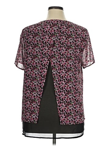 MICHAEL Michael Kors Short Sleeve Blouse (view 2)
