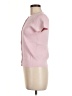 Double Zero Pink Short Sleeve Blouse Size M - photo 5