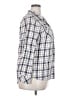 Cato 100% Cotton Plaid Ivory Long Sleeve Button-Down Shirt Size 18 - photo 4