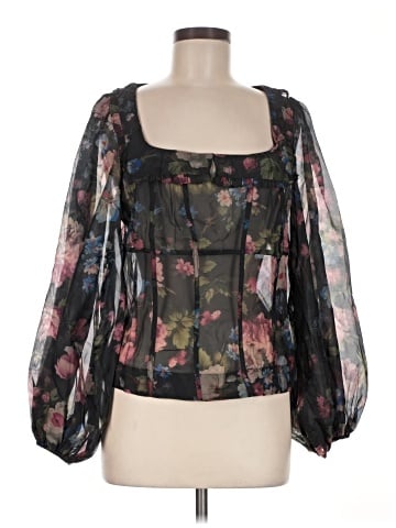 By Anthropologie Long Sleeve Blouse (view 1)