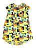 Lularoe Graphic Blue Yellow Dress Size 12 - photo 1