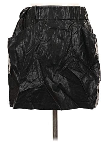 Zara Basic Faux Leather Skirt (view 1)