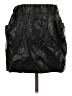 Zara Basic Black Faux Leather Skirt Size L - photo 1